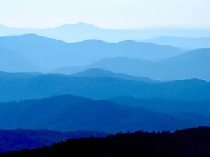 Blue Mountains Panoramic View Wallpaper