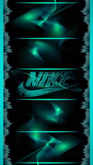 Blue Nike - Energetic And Dynamic In Motion Wallpaper