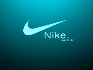 Blue Nike Just Do It Wallpaper