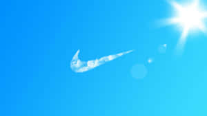 Blue Nike Logo 3840 X 2160 Wallpaper