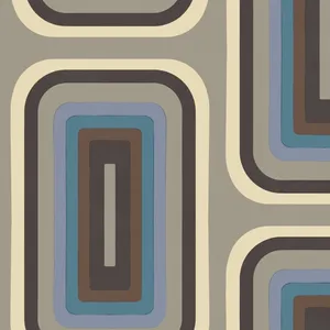 Blue Oblong Pattern [wallpaper] Wallpaper