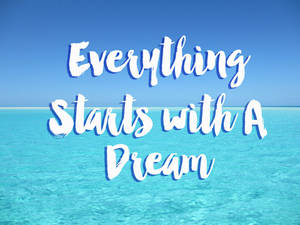 Blue Ocean Inspirational Desktop Wallpaper