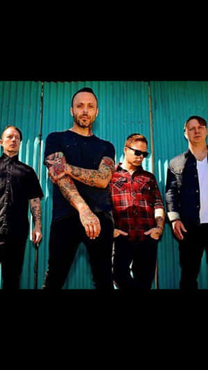 Blue October Band Performing Live In Concert Wallpaper