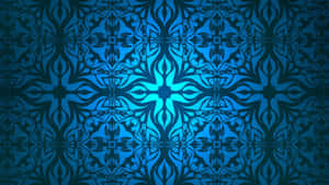 Blue Pattern Design Wallpaper