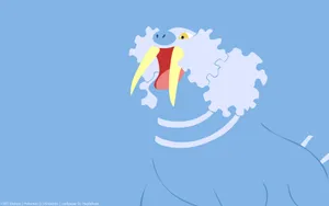 Blue Physique Of Walrein Wallpaper