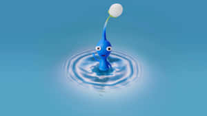 Blue Pikmin Water Ripple Wallpaper