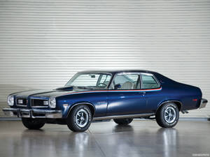 Blue Pontiac Ventura Wallpaper