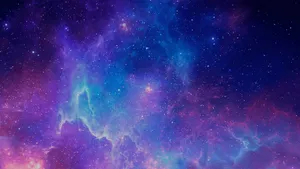 Blue-purple 1920 X 1080 Nebula Wallpaper