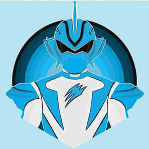 Blue Ranger Vector Art Wallpaper