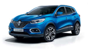 Blue Renault Kadjar S U V Studio Shot Wallpaper