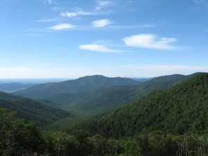 Blue Ridge Mountains In Autumn Wallpaper