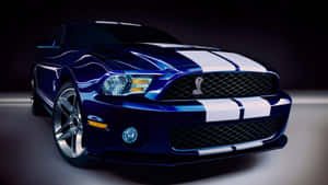 Blue_ Shelby_ G T500_ Muscle_ Car Wallpaper