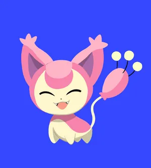 Blue Skitty Wallpaper