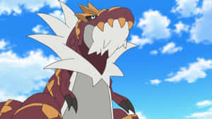 Blue Sky Tyrantrum Wallpaper