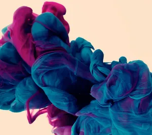 Blue Smoke Swirling Around Wallpaper