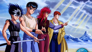 Blue Themed Yuyu Hakusho Wallpaper