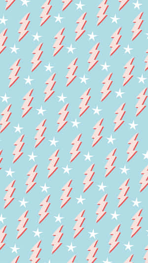 Blue Thunderbolt Preppy Pfp For Tiktok Wallpaper