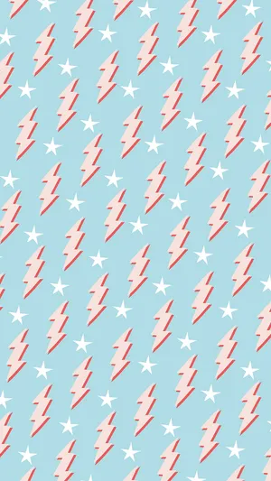 Blue Thunderbolt Preppy Pfp For Tiktok Wallpaper