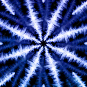 Blue Tie Dye Star Pattern Wallpaper