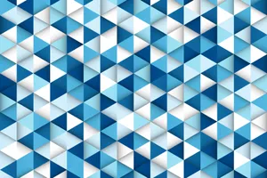 Blue Triangle Mosaic Wallpaper