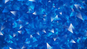 Blue Triangles Background With Triangles Wallpaper