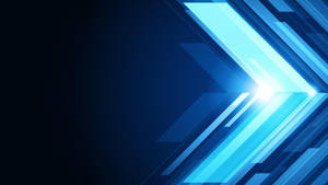 Blue Vector Graphic Arrow Wallpaper