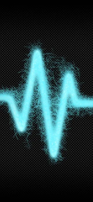 Blue Vital Sign Monitor Display Wallpaper