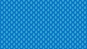 Blue Water Drop Pattern Wallpaper