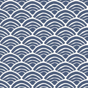 Blue Wave Pattern Background Wallpaper