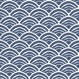 Blue Wave Pattern Background Wallpaper