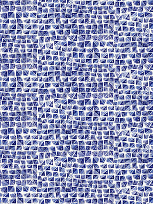 Blue White African Print Fabric Pattern Wallpaper