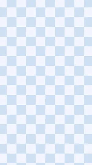 Blue White Checkerboard Pattern Wallpaper