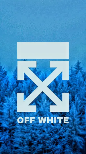 Blue Winter Off White Iphone Wallpaper