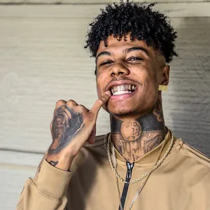Blueface Biting Teeth Wallpaper