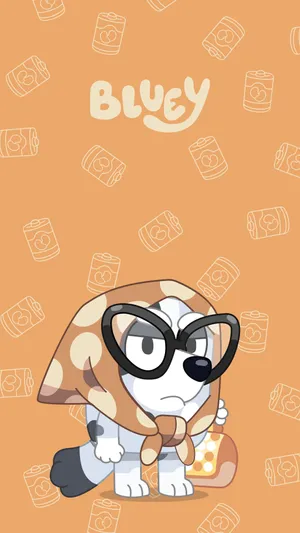 Bluey Cartoon Character Wallpaper Wallpaper