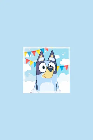 Bluey Character Penguin Celebration Wallpaper