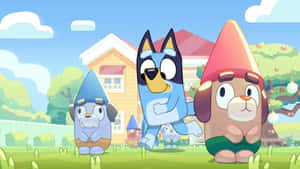 Blueyand Bingo Dress Up Playtime Wallpaper