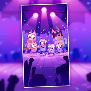 Blueyand Friends Concert Scene Wallpaper