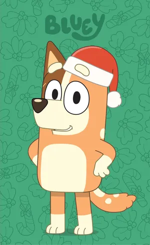 Blueyin Santa Hat Wallpaper