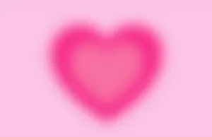 Blurred Pink Heart Aesthetic.jpg Wallpaper