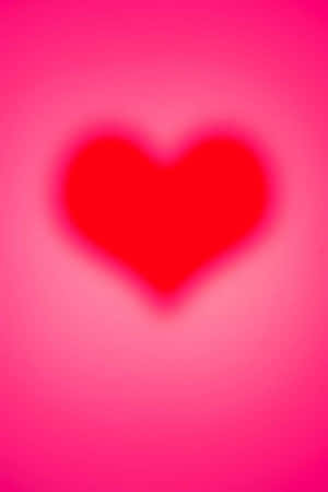 Blurred Pink Heart Aura Wallpaper