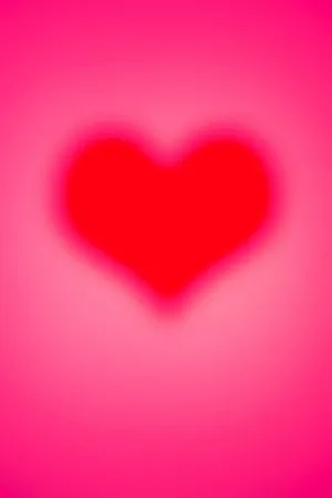 Blurred Pink Heart Aura Wallpaper