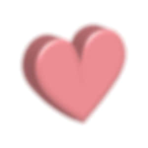 Blurred Pink Heart Wallpaper