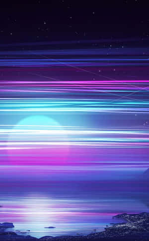 Blurry Lights Illuminate The Night Wallpaper