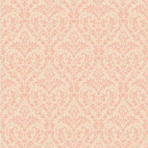 Blush Pink Damask Pattern Wallpaper