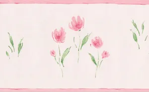 Blush Pink Floral Watercolor Wallpaper