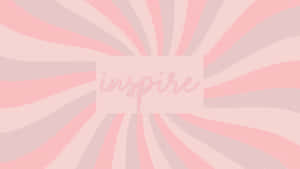 Blush Pink Inspire Background Wallpaper