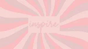 Blush Pink Inspire Background Wallpaper