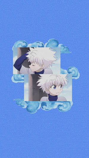 Blushing Killua Zoldyck Aesthetic Wallpaper