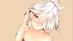 Blushing Riven From League Of Legends Wallpaper